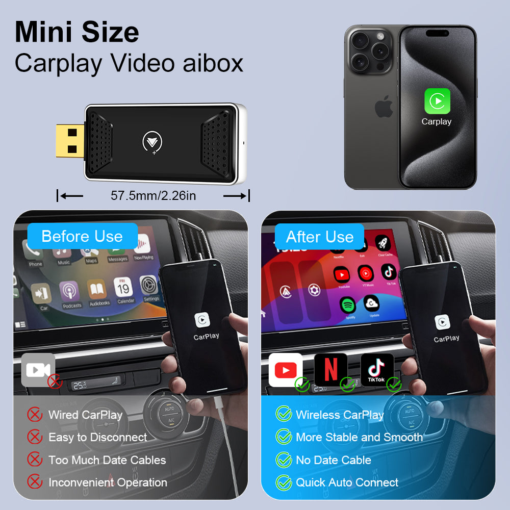 Mini AI Box - Streaming Netflix/Youtube/Tiktok to your car!