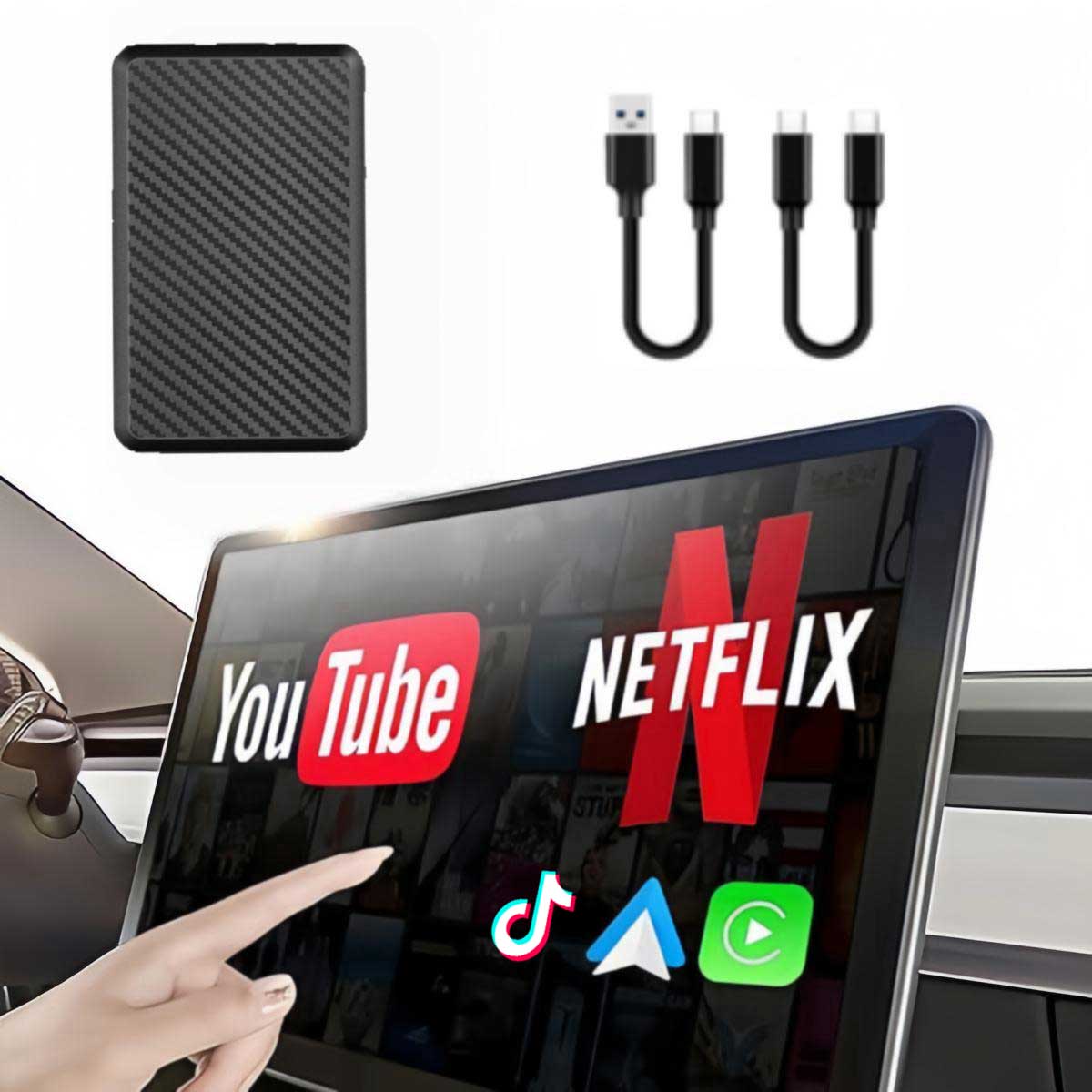 Mini AI Box - Streaming Netflix/Youtube/Tiktok to your car!