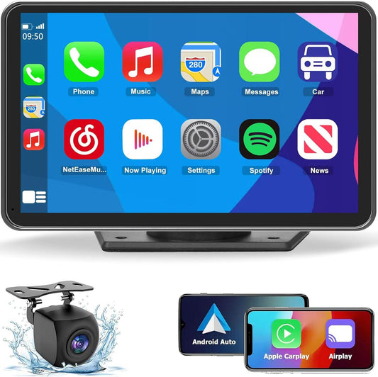 Wireless Portable Carplay Screen for Any Car